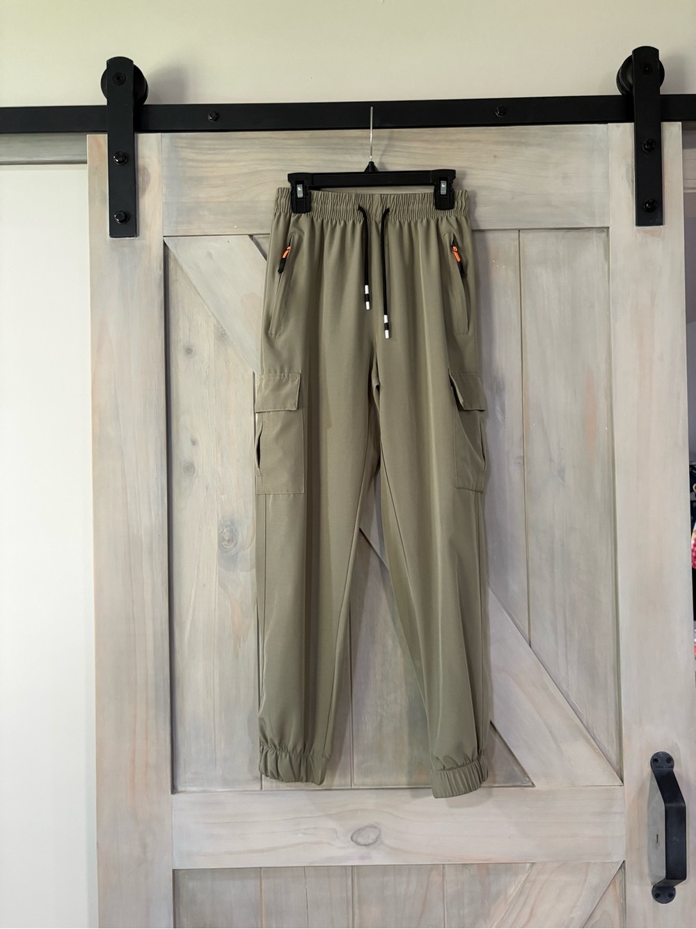 Boy’s Olive Cargo Jogger Pants